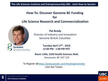 How-To: Discover Genome BC Funding for Life Science Research and Commercialization
