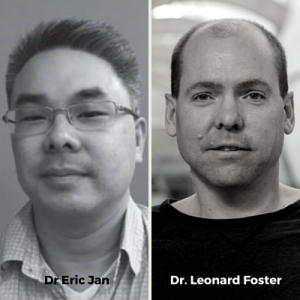 Eric Jan with Leonard Foster