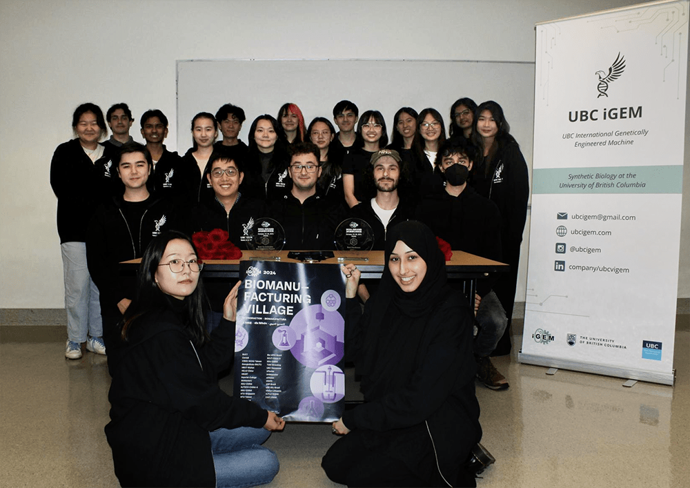 UBC iGem team photo, 2024.